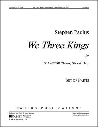 Book cover for We Three Kings (Parts)