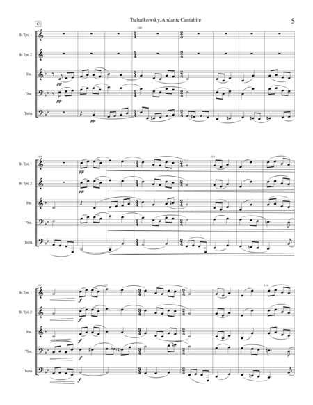 Andante Cantabile from String Quartet Op. 11 image number null
