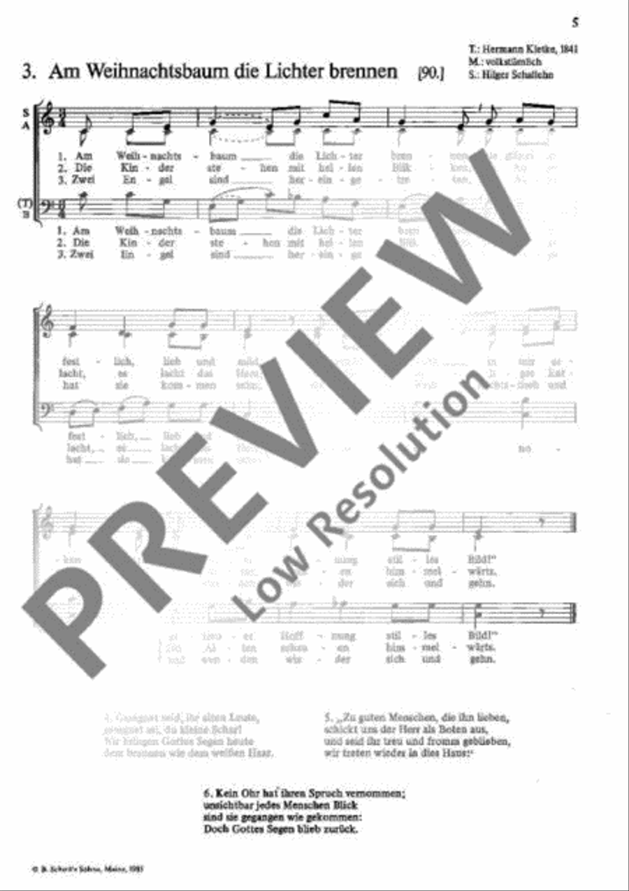 Das Buch der Weihnachtslieder Mixed Choir scores gallery preview page 6