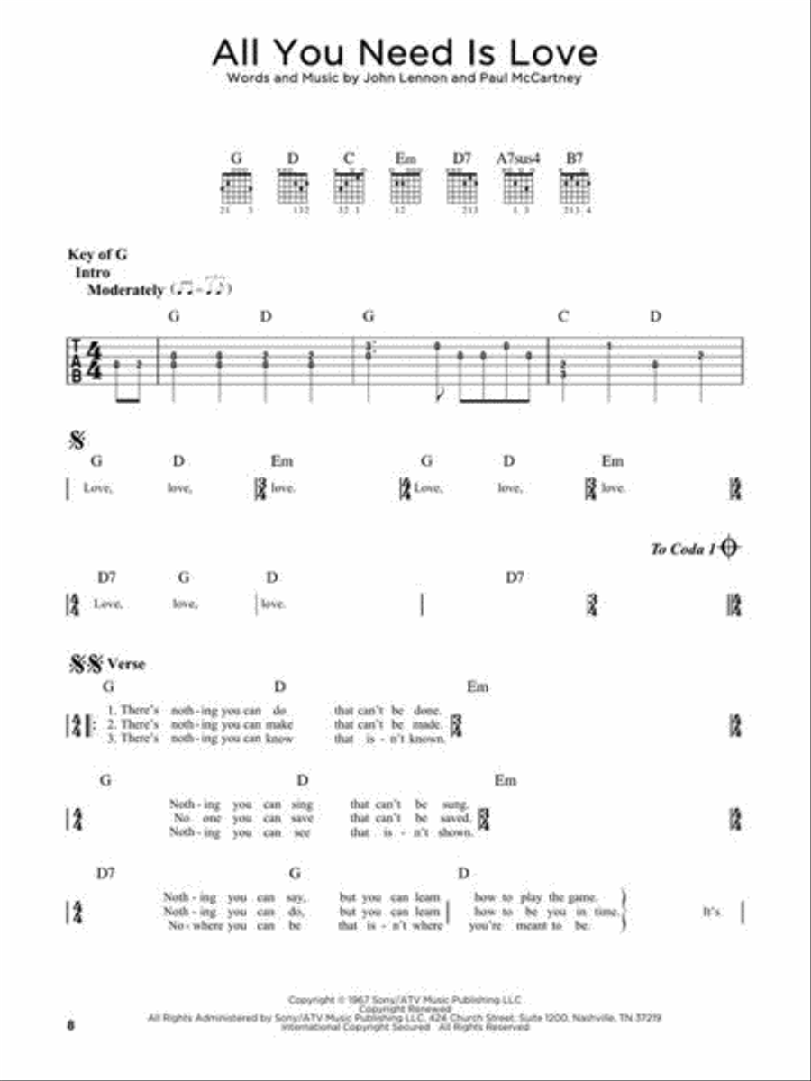 First 50 Songs by the Beatles You Should Play on Guitar Electric Guitar scores gallery preview page 7