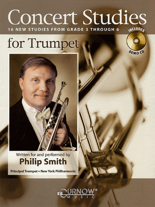Book cover for Concert Studies for Trumpet