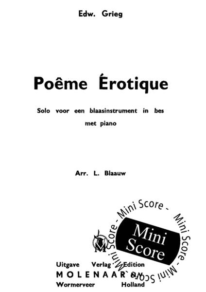 Poeme Erotique