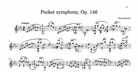 Pocket symphony, Op. 146