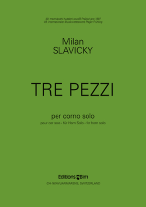 Book cover for Tre Pezzi