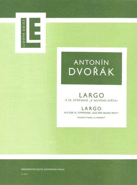 Largo from Symphony No. 9 (for violin and piano arr. by A. Pokorny)