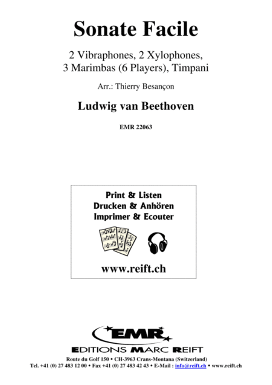 Sonate Facile Percussion Ensemble scores gallery preview page 2