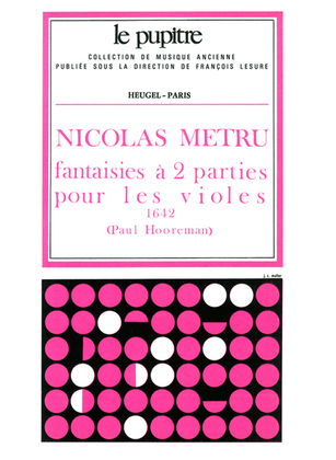 Book cover for Fantaisies A 2 Parties Pour Les Violes (lp47) (viola Da Gambas 3)