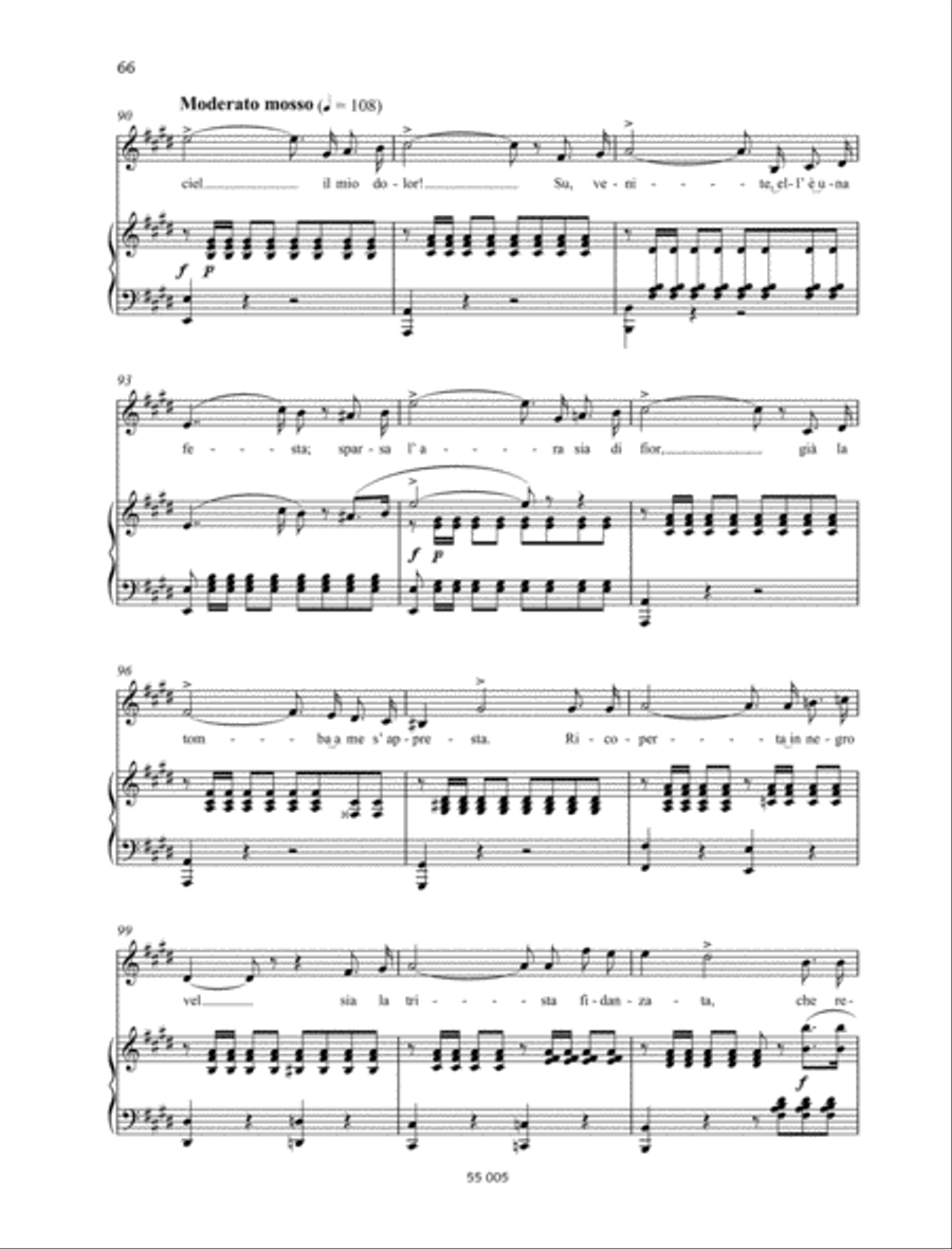 Fia dunque vero... Oh mio Fernando Voice scores gallery preview page 6