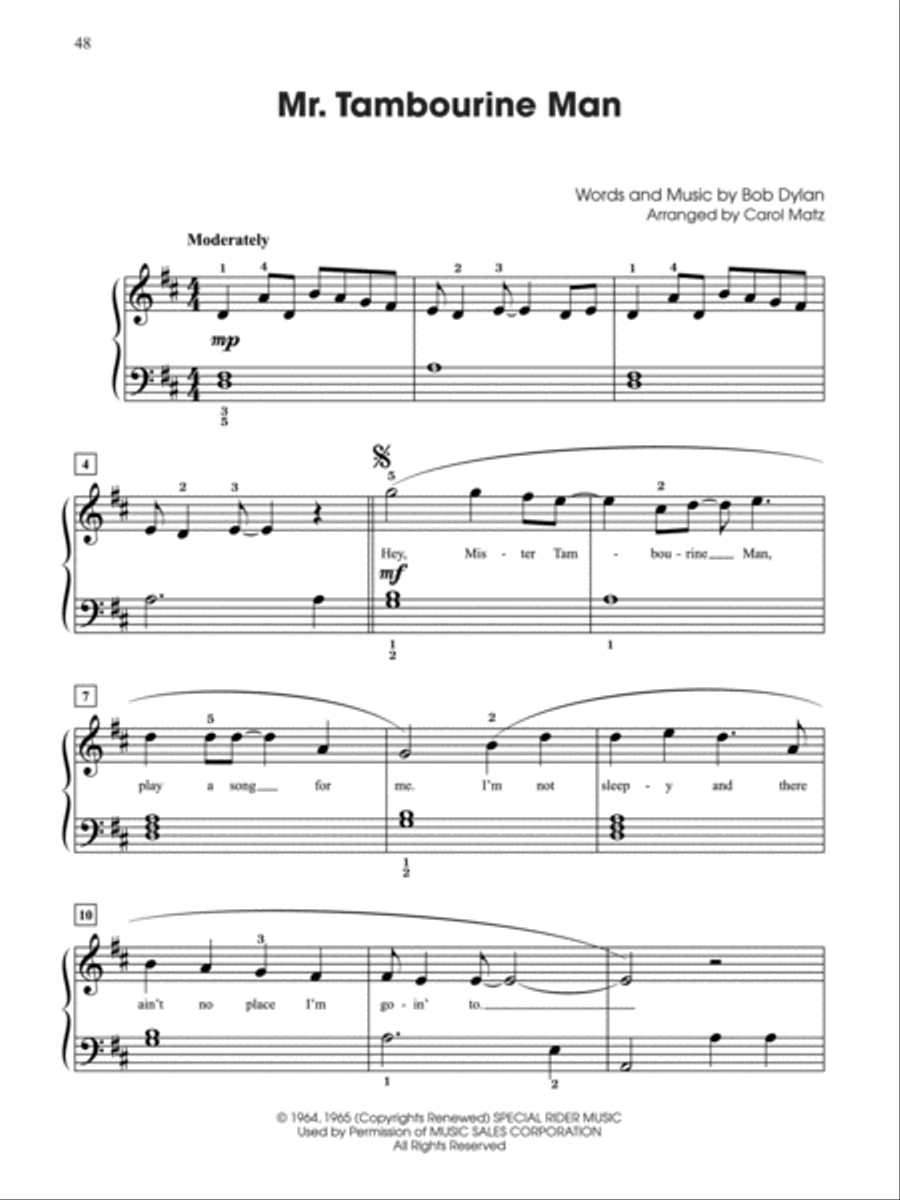 Generations -- Baby Boomers (1964--1974), Book 2 Easy Piano scores gallery preview page 2