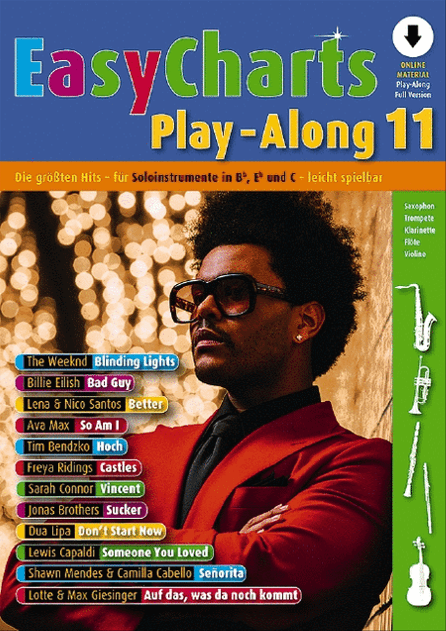 Easy Charts Play-Along CD, Audio & More scores gallery preview page 1