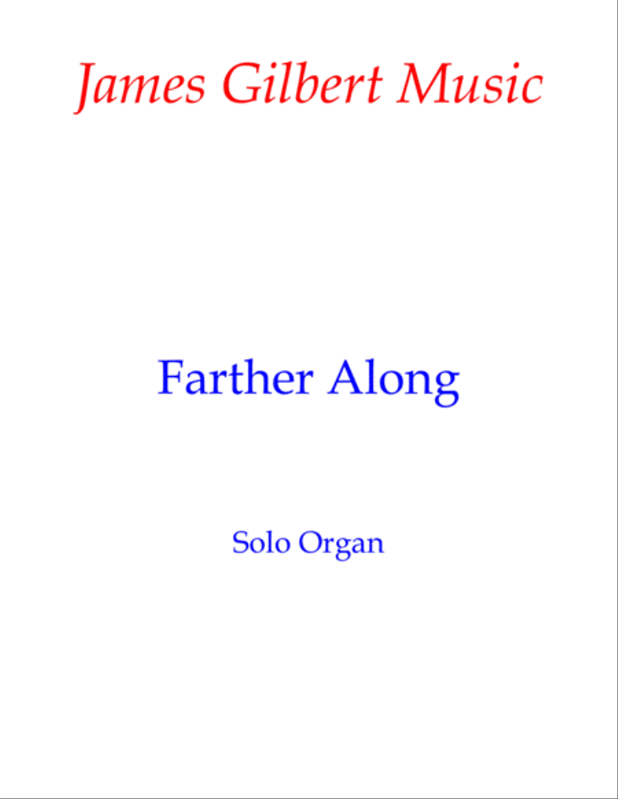 Farther Along Organ Solo scores gallery preview page 1