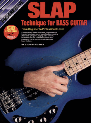 Progressive Slap Technique for Bass Guitar (Book/CD)