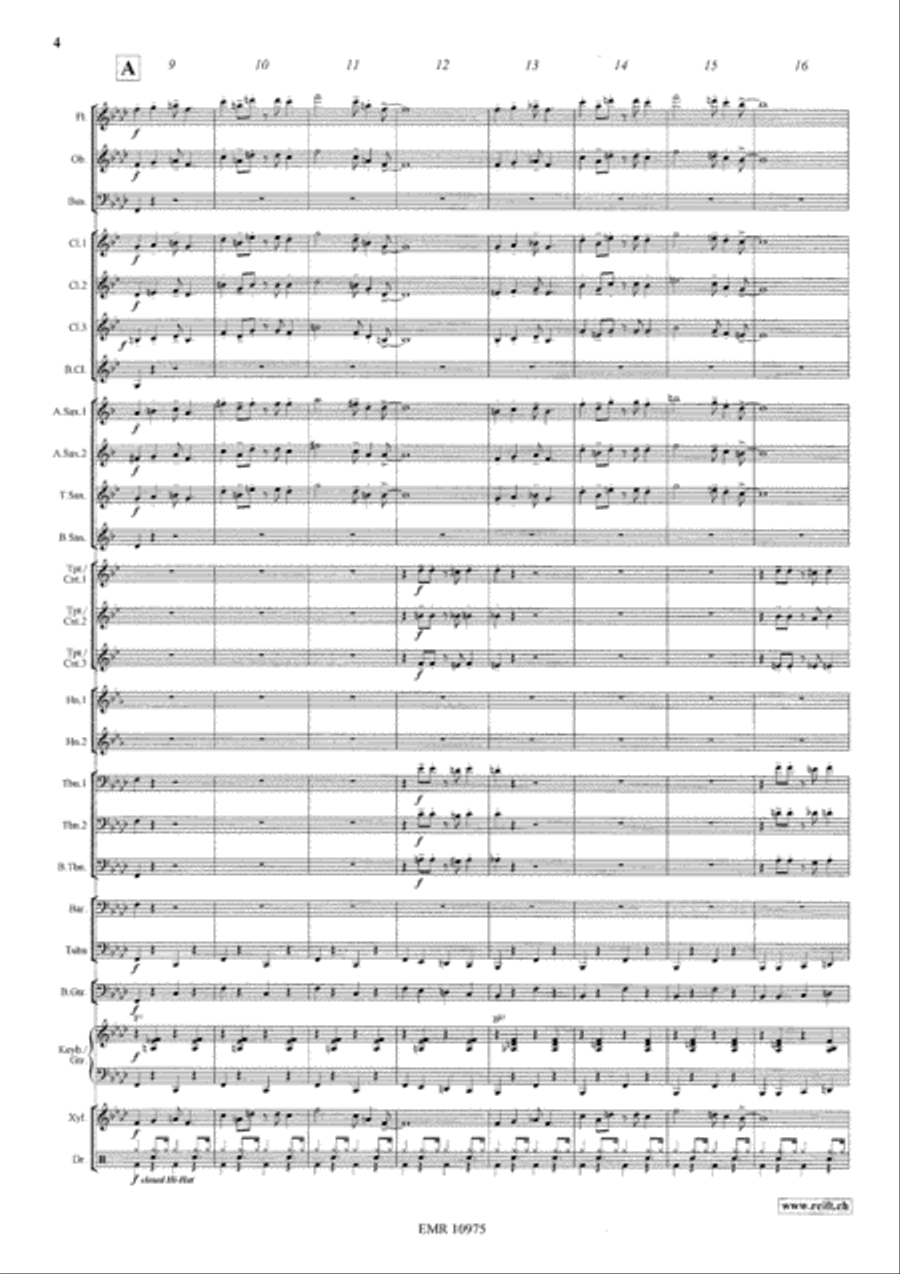 Sweet Georgia Brown Sweet Georgia Brown Concert Band scores gallery preview page 5