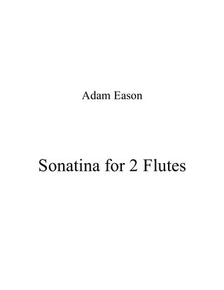 Sonatina for 2 Flutes