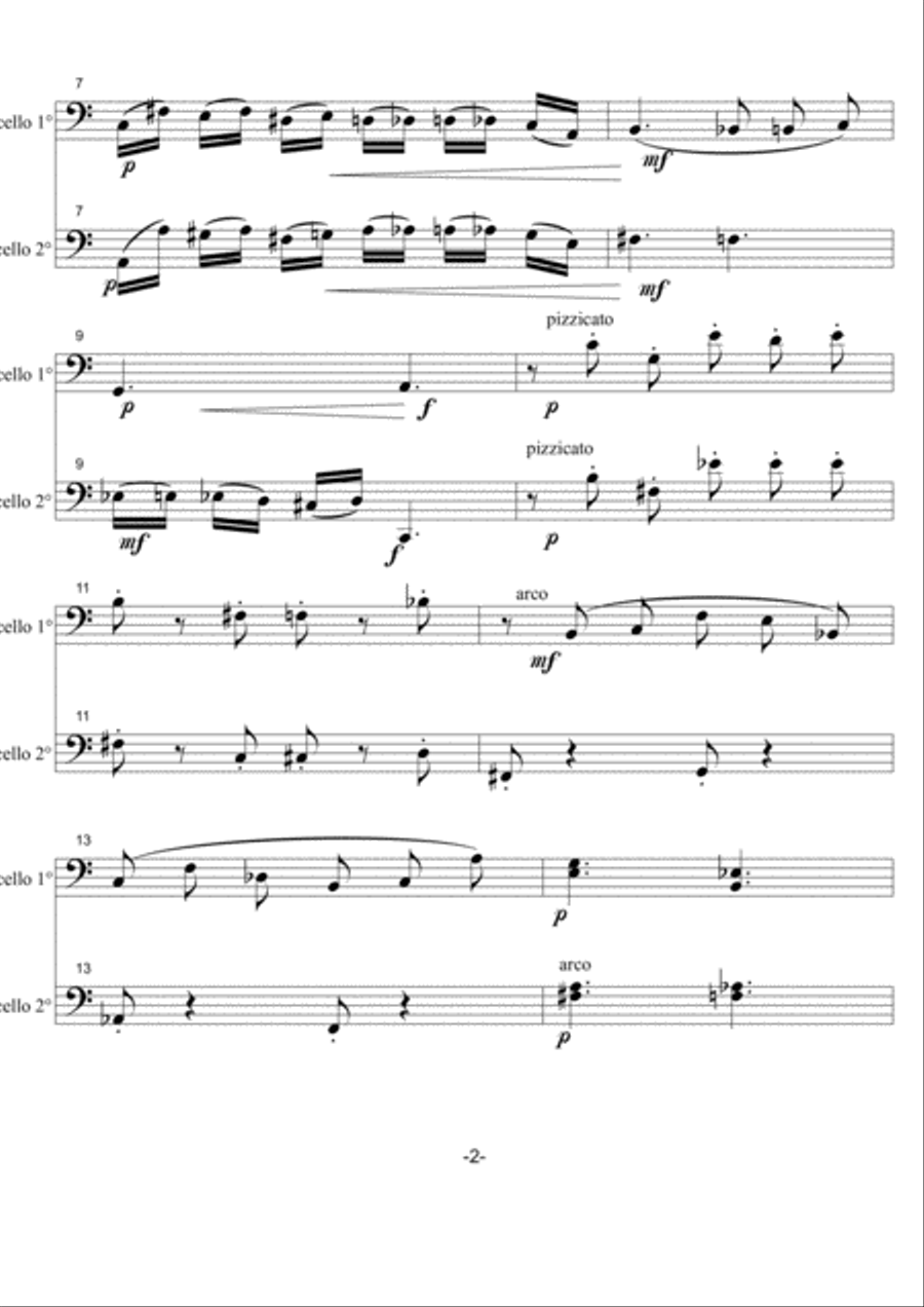 CELLOS N°3 Cello Solo scores gallery preview page 2