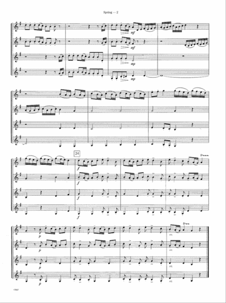 <br>Sheet music extract