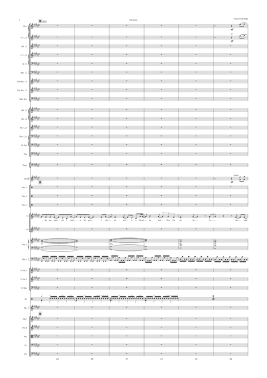 Closer To The Edge Full Orchestra scores gallery preview page 4
