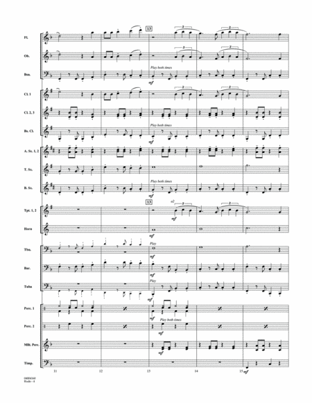 Rude - Conductor Score (Full Score)