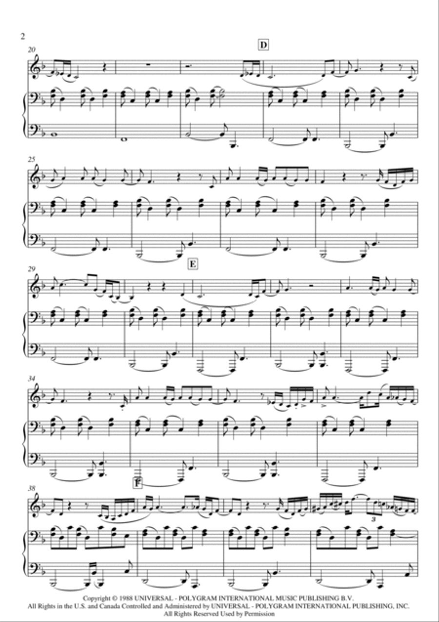 All I Want Is You String Duet scores gallery preview page 3