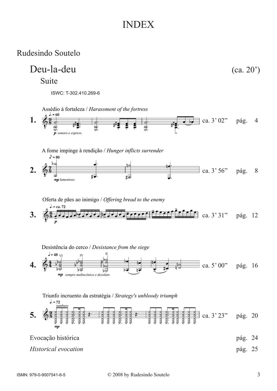 Deu-la-deu - [Revised edition] (Guitar) Acoustic Guitar scores gallery preview page 3