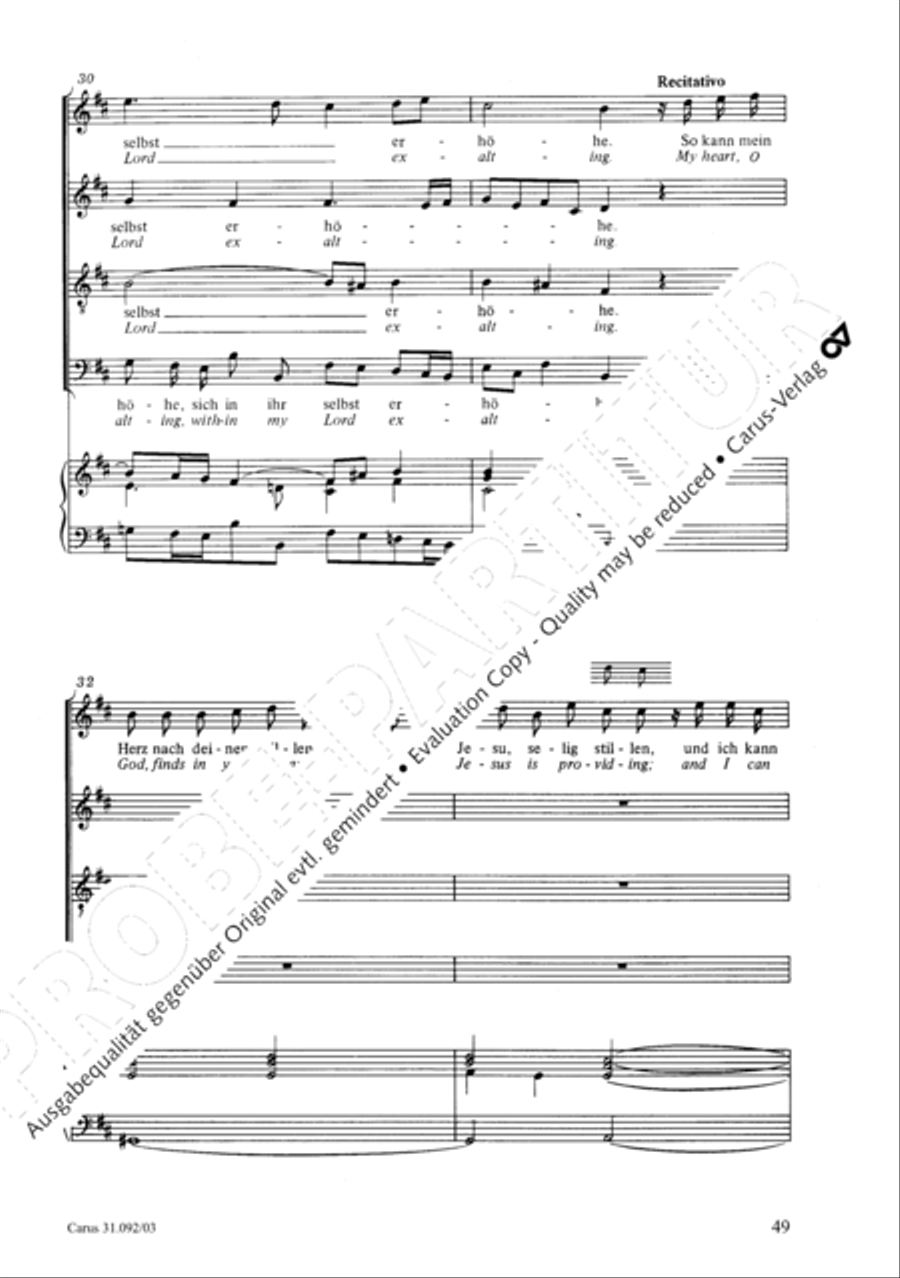 My spirit does in God abide 4-Part scores gallery preview page 50
