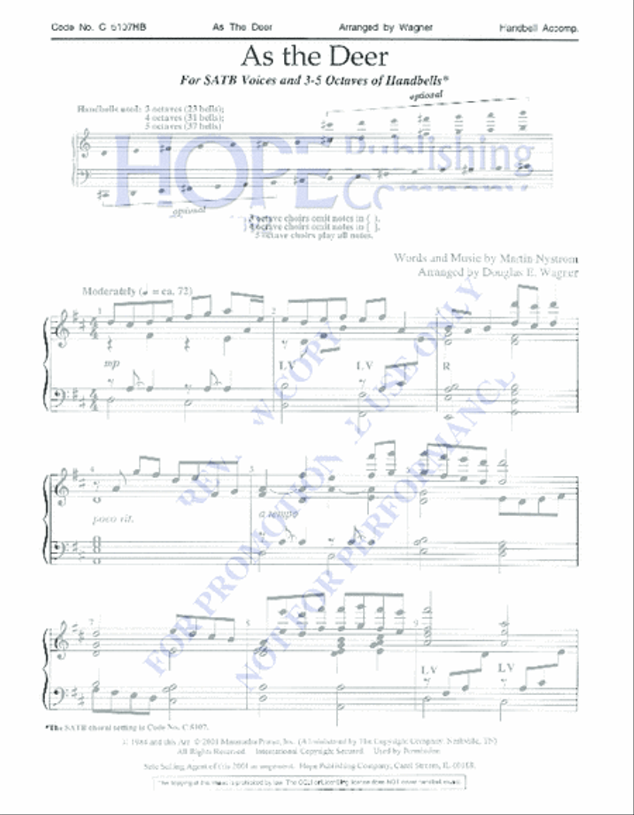 As the Deer 5-Octaves scores gallery preview page 2
