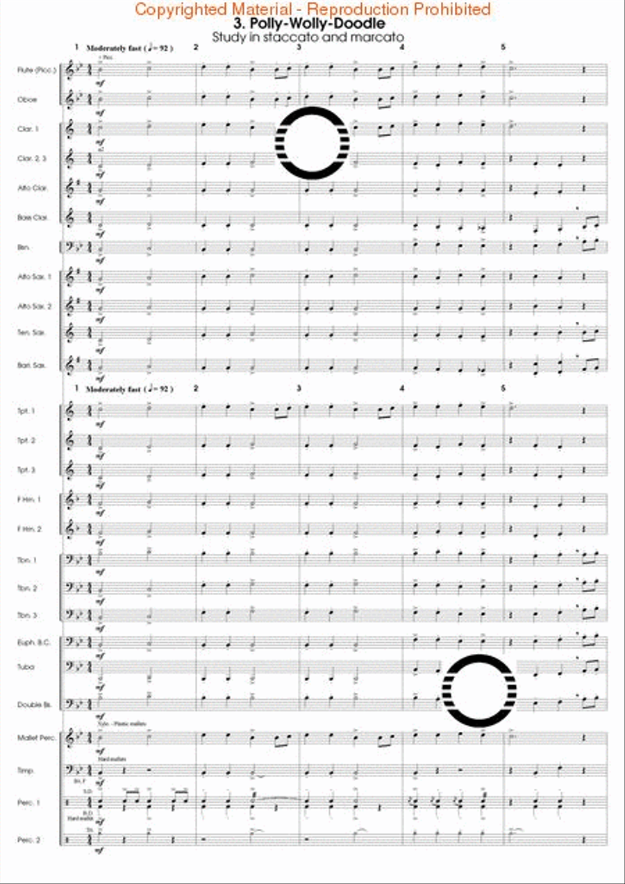 Articulation Studies Articulation Studies Concert Band scores gallery preview page 6