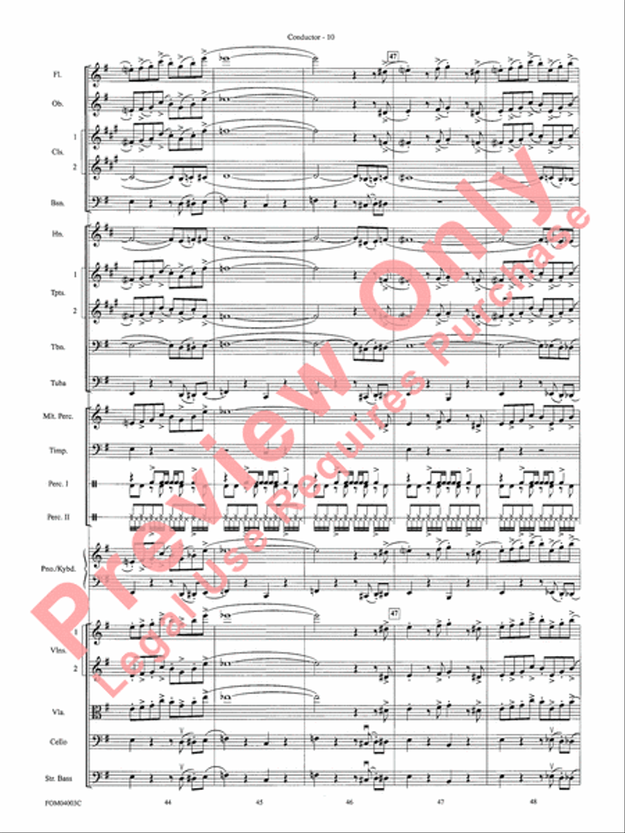 The Pink Panther Full Orchestra scores gallery preview page 13