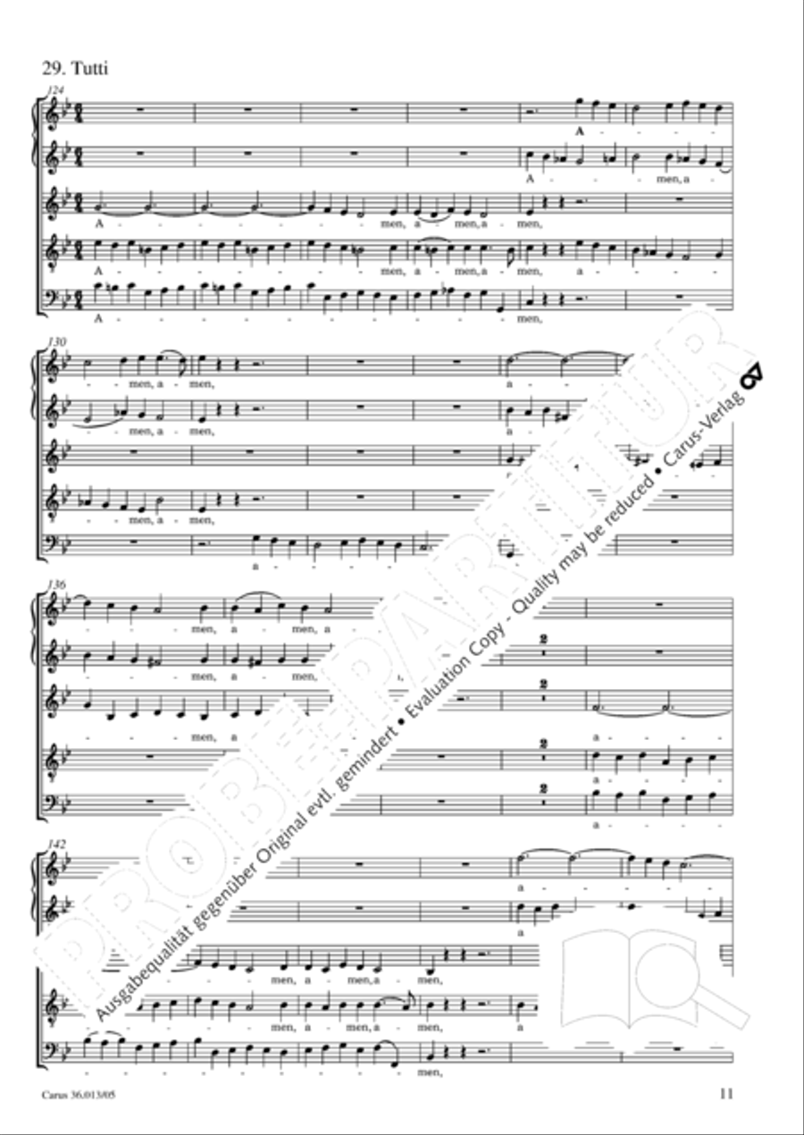 Membra Jesu nostri SSATB scores gallery preview page 12
