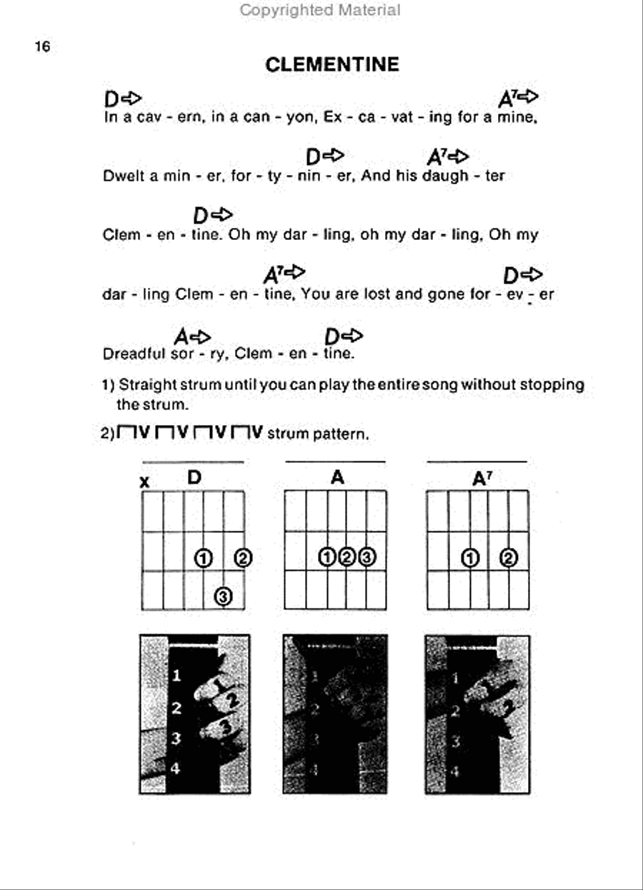 Strumming the Guitar Easy Guitar scores gallery preview page 3