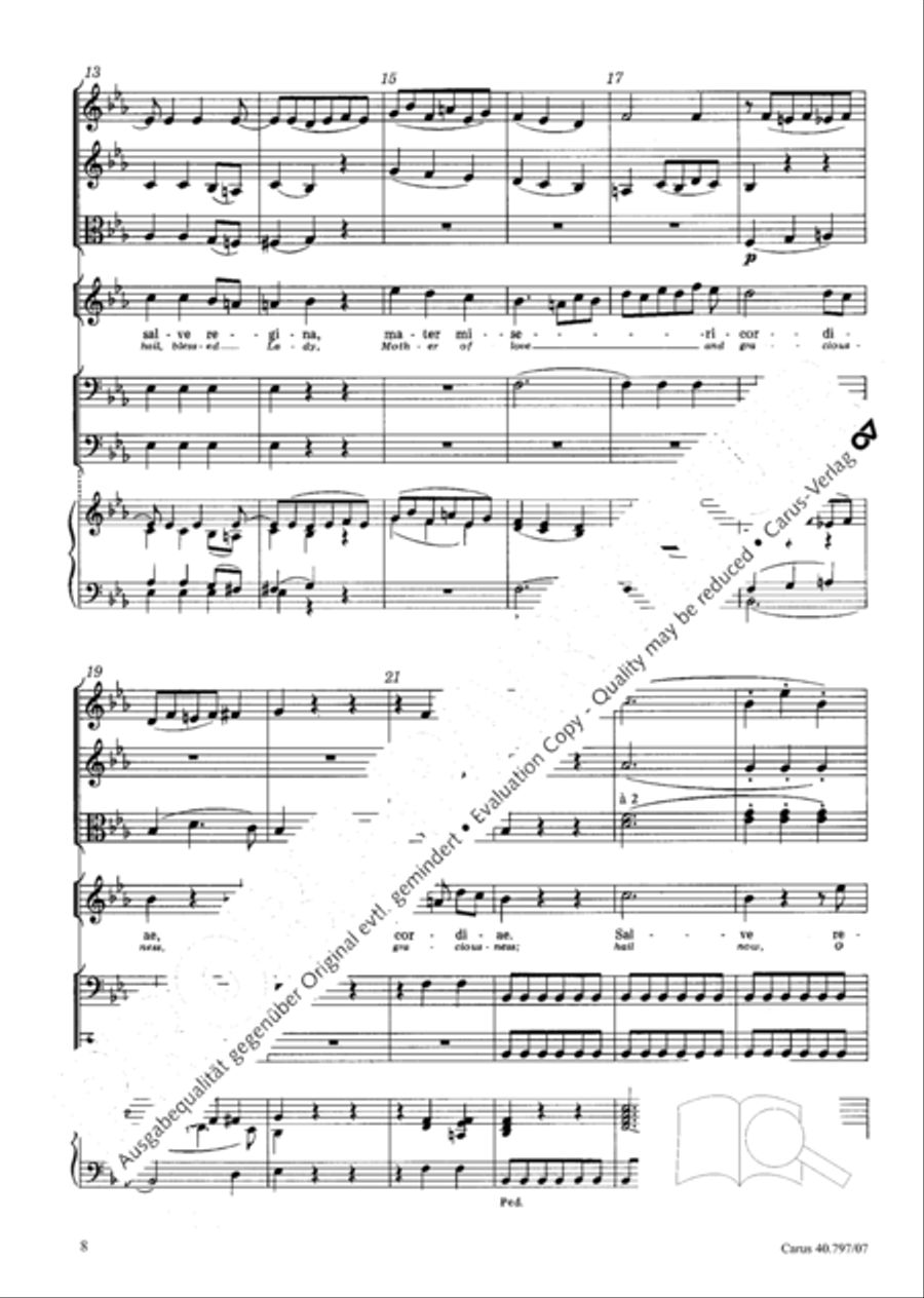 Ave maris stella (Ave maris stella (Ave, Stern der Meere)) Flute scores gallery preview page 9