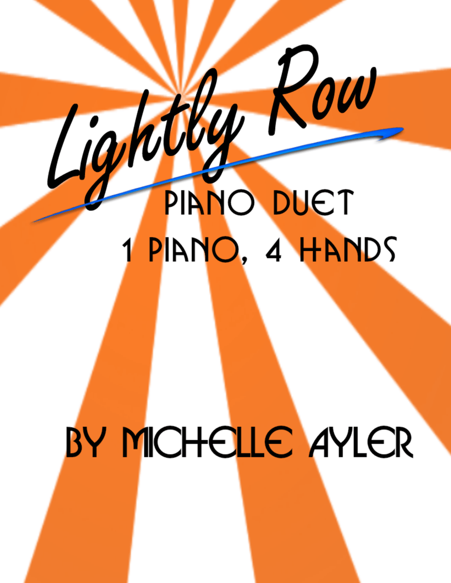 Lightly Row Duet Easy Piano scores gallery preview page 1