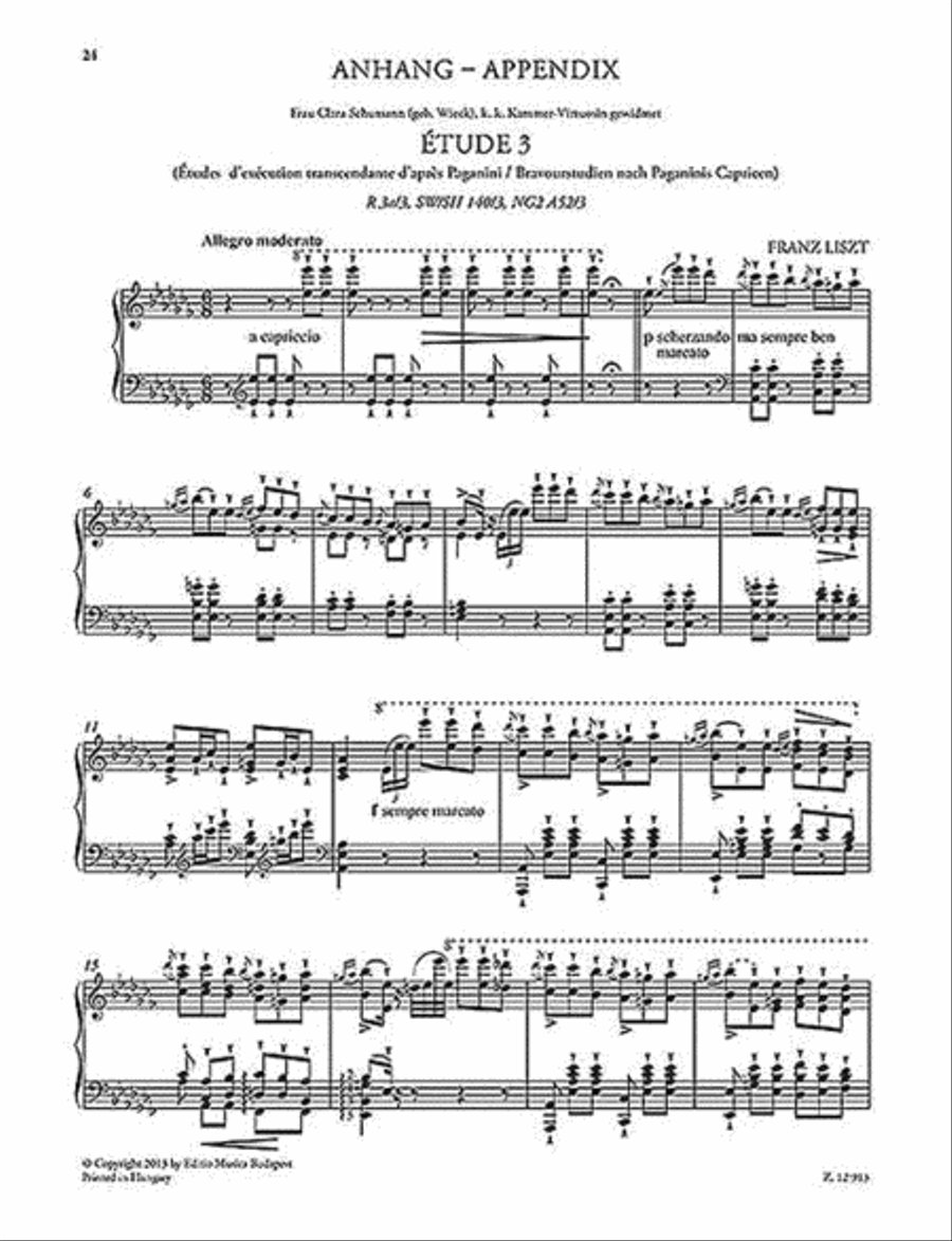 La Campanella Piano Solo scores gallery preview page 4