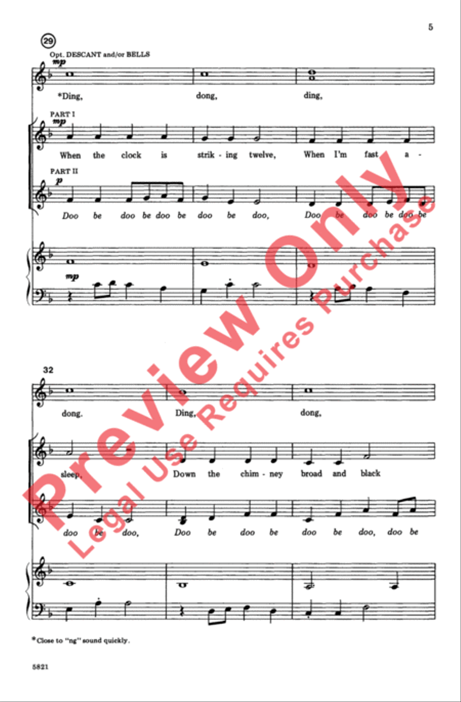 St. Nick at Night (Jolly Old St. Nicholas) 2-Part scores gallery preview page 5