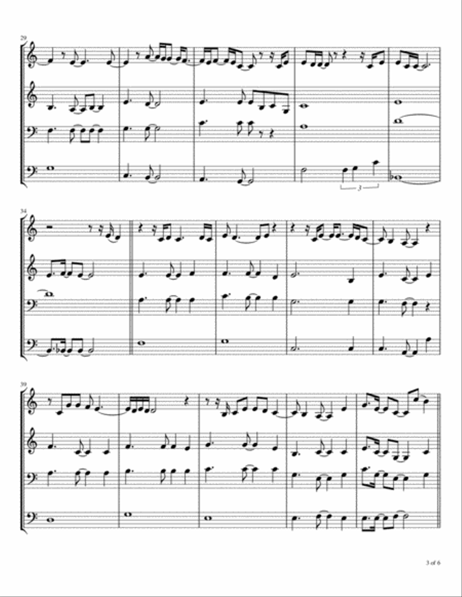 Gravity Gravity Brass Ensemble scores gallery preview page 4