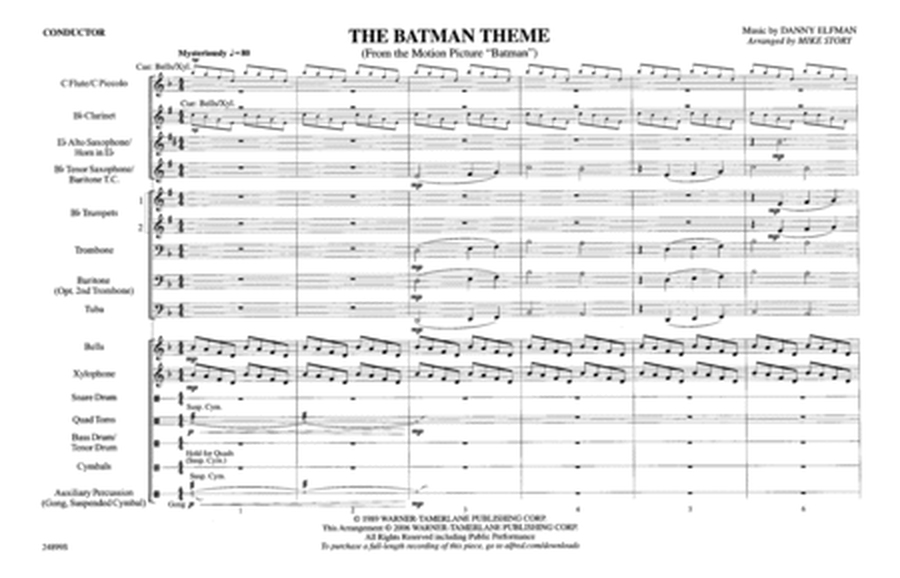 The Batman Theme (from Batman): Score