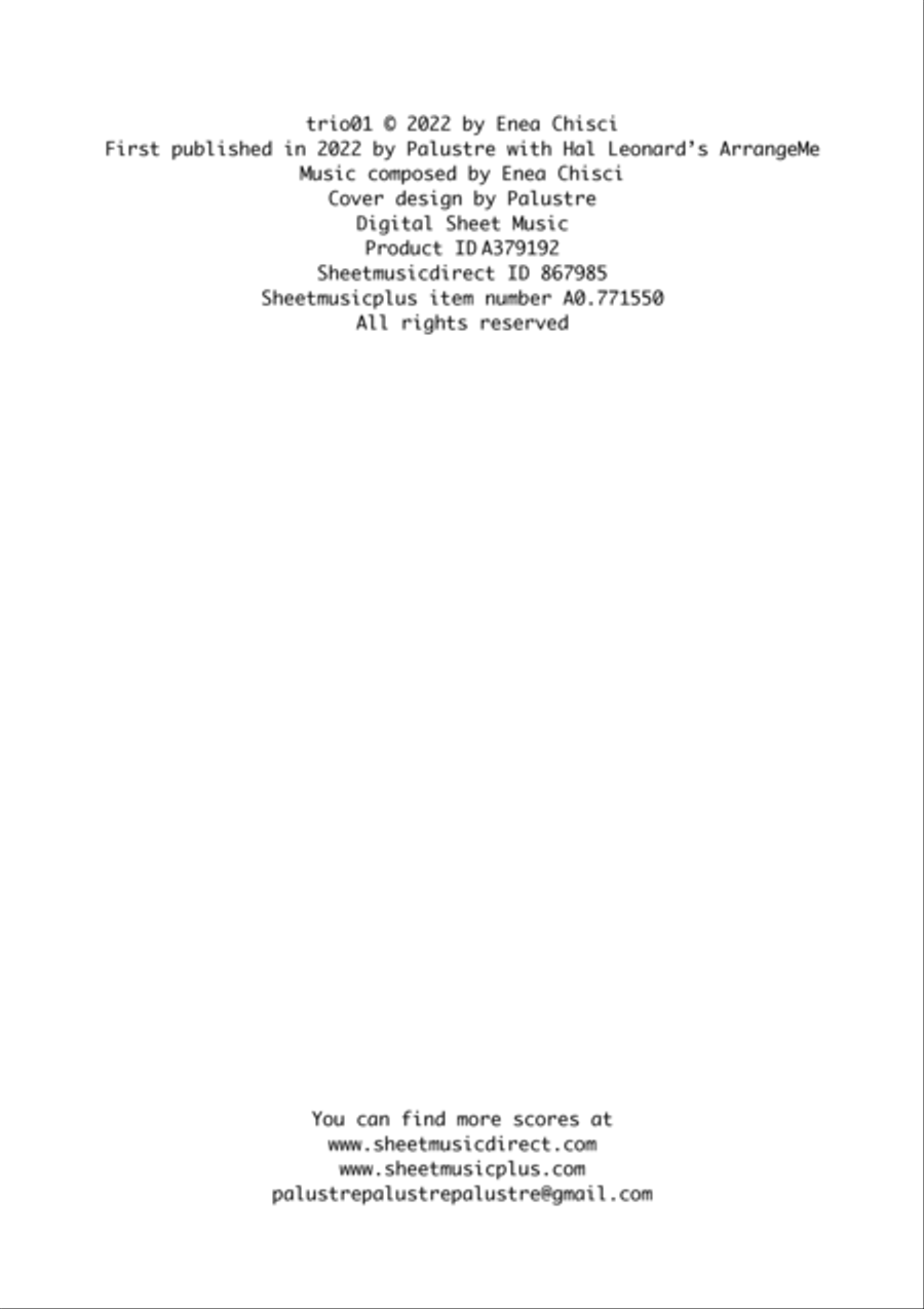 tri01 - Score Only tri01 - Score Only Small Ensemble scores gallery preview page 2