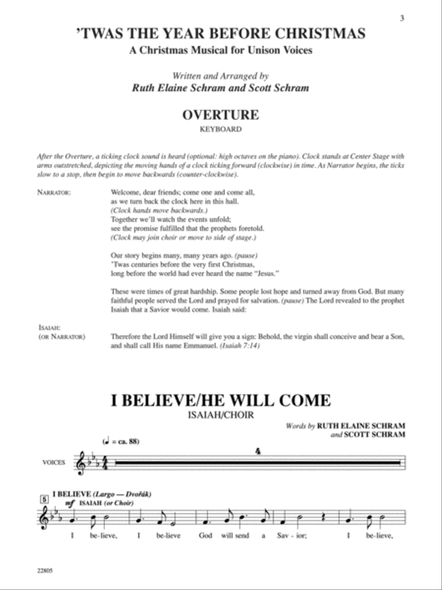 'Twas the Year Before Christmas (Accompaniment/Performance CD) Choir scores gallery preview page 3