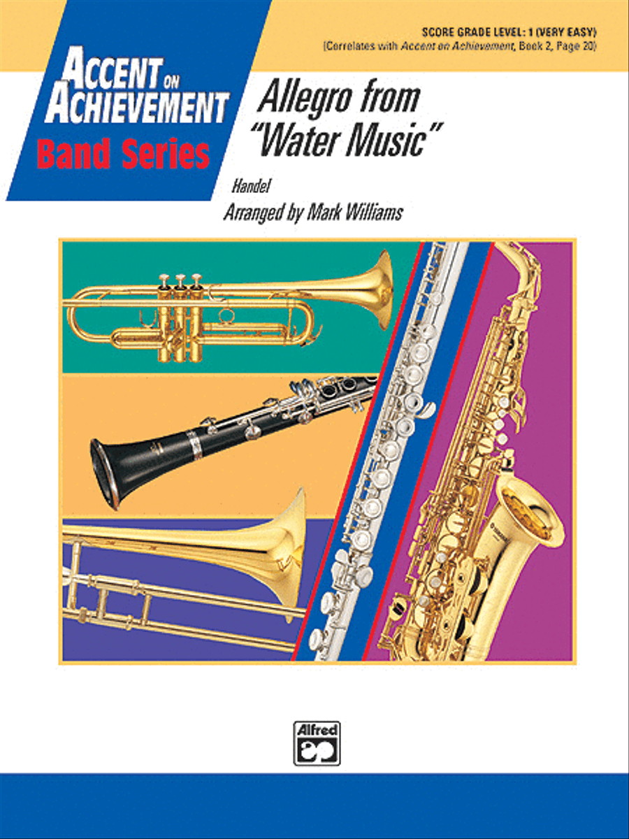 Allegro from Water Music Allegro from Water Music Concert Band scores gallery preview page 1
