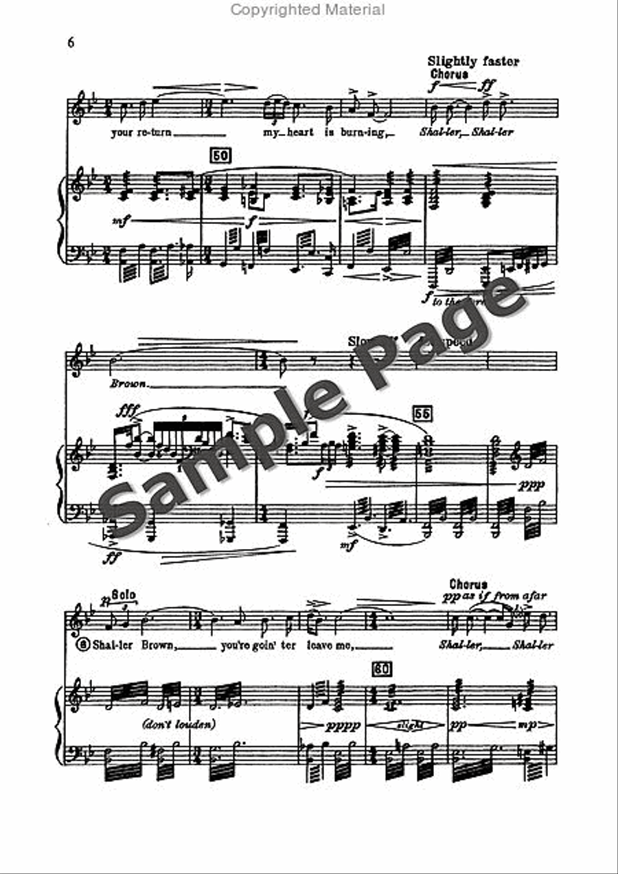 Shallow Brown Shallow Brown Men's Choir scores gallery preview page 7
