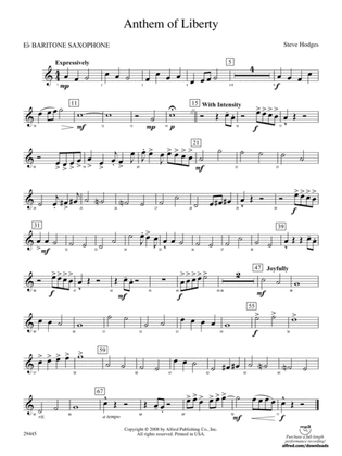 Anthem of Liberty: E-flat Baritone Saxophone