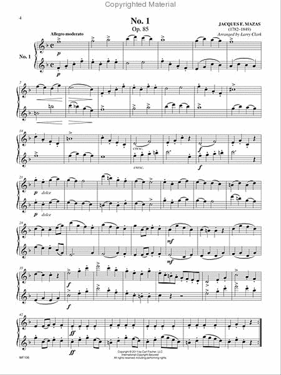 Progressive Duets: Volume 2 Woodwind Duet scores gallery preview page 2