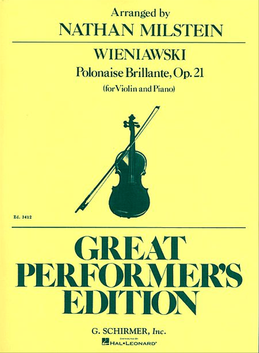 Polonaise Brillante, Op. 21, No. 2 Violin Solo scores gallery preview page 1