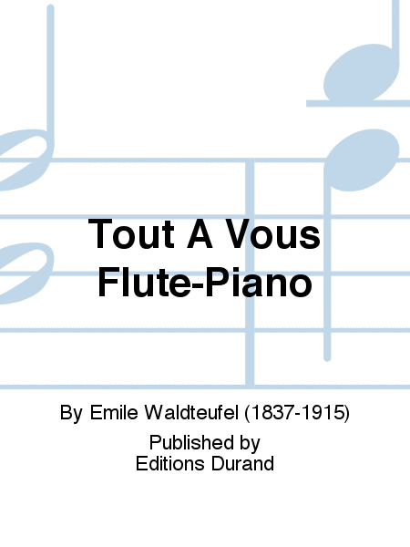 Tout A Vous Flute-Piano
