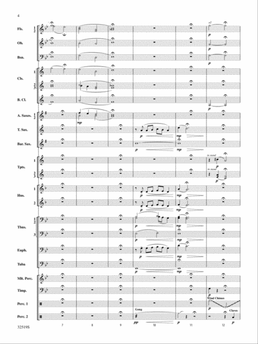 Silent Stands the Elm: Score Concert Band scores gallery preview page 4