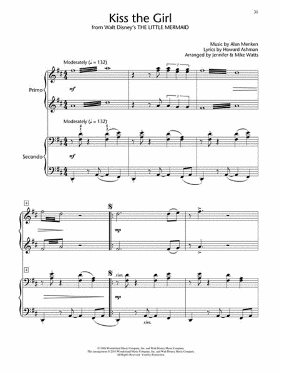 Disney Piano Duets Disney Piano Duets Piano Method scores gallery preview page 5