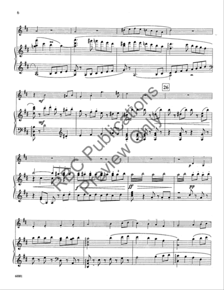 Songs Of A Wayfarer Mvts I and II Set of Parts scores gallery preview page 9