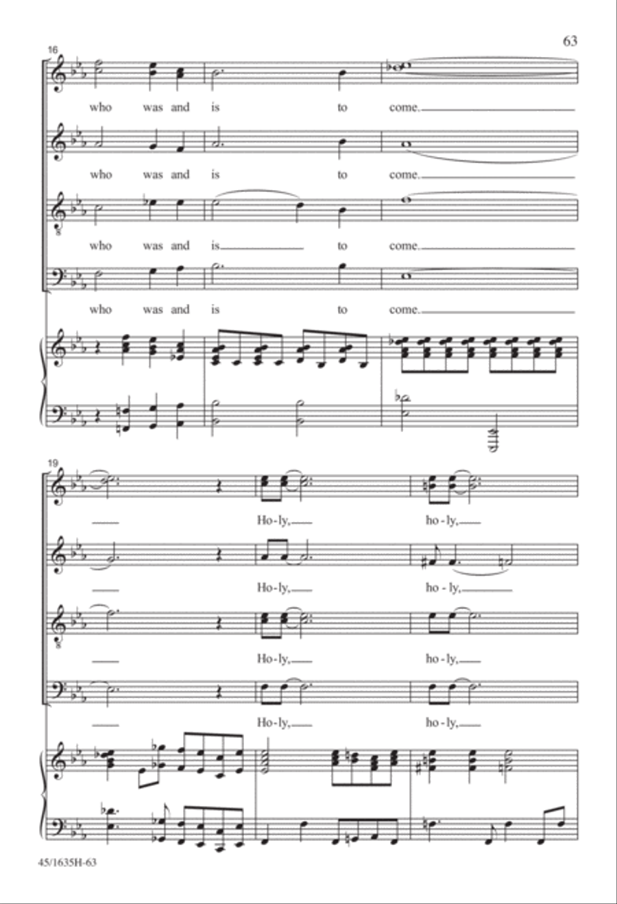 Mass: A Celebration of Love and Joy 4-Part scores gallery preview page 31
