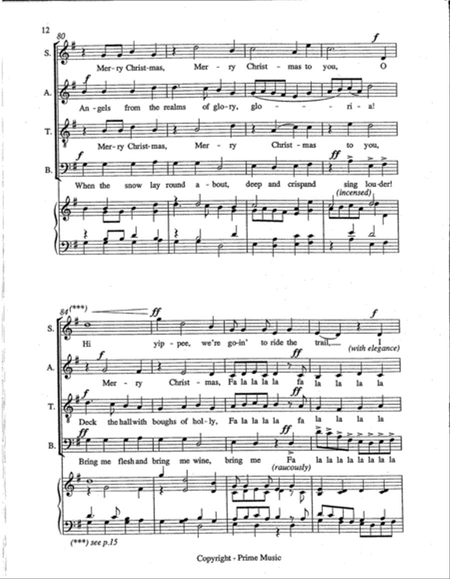 Christmas Pudding Divisi scores gallery preview page 5