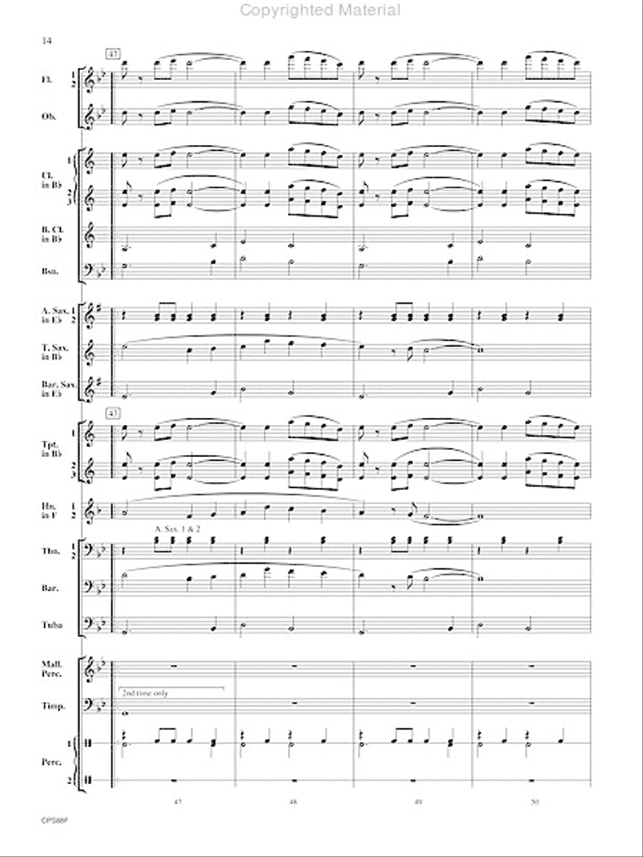 El Palomino Noble El Palomino Noble Concert Band scores gallery preview page 15